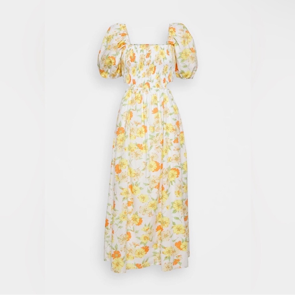 Faithful The Brand Loucetta Midi Dress in Palermo Floral Print Size M/6. NWT - Picture 9 of 11